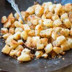 Crispy, cheesy, and ranchy? Ok, that last one may not be a word but is there anything better than that combo? Shake N Bake Ranch Potatoes are here! ohsweetbasil.com