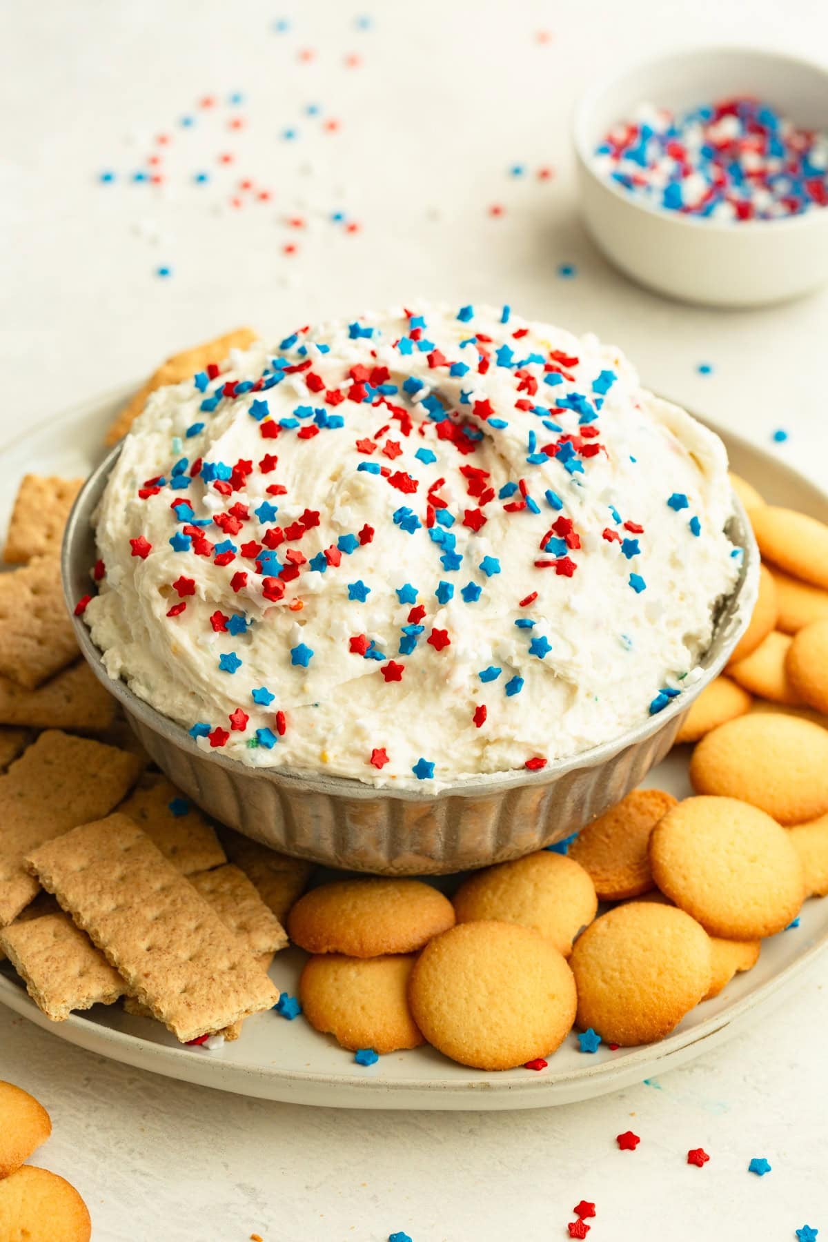 Red, White & Blue Funfetti Dip