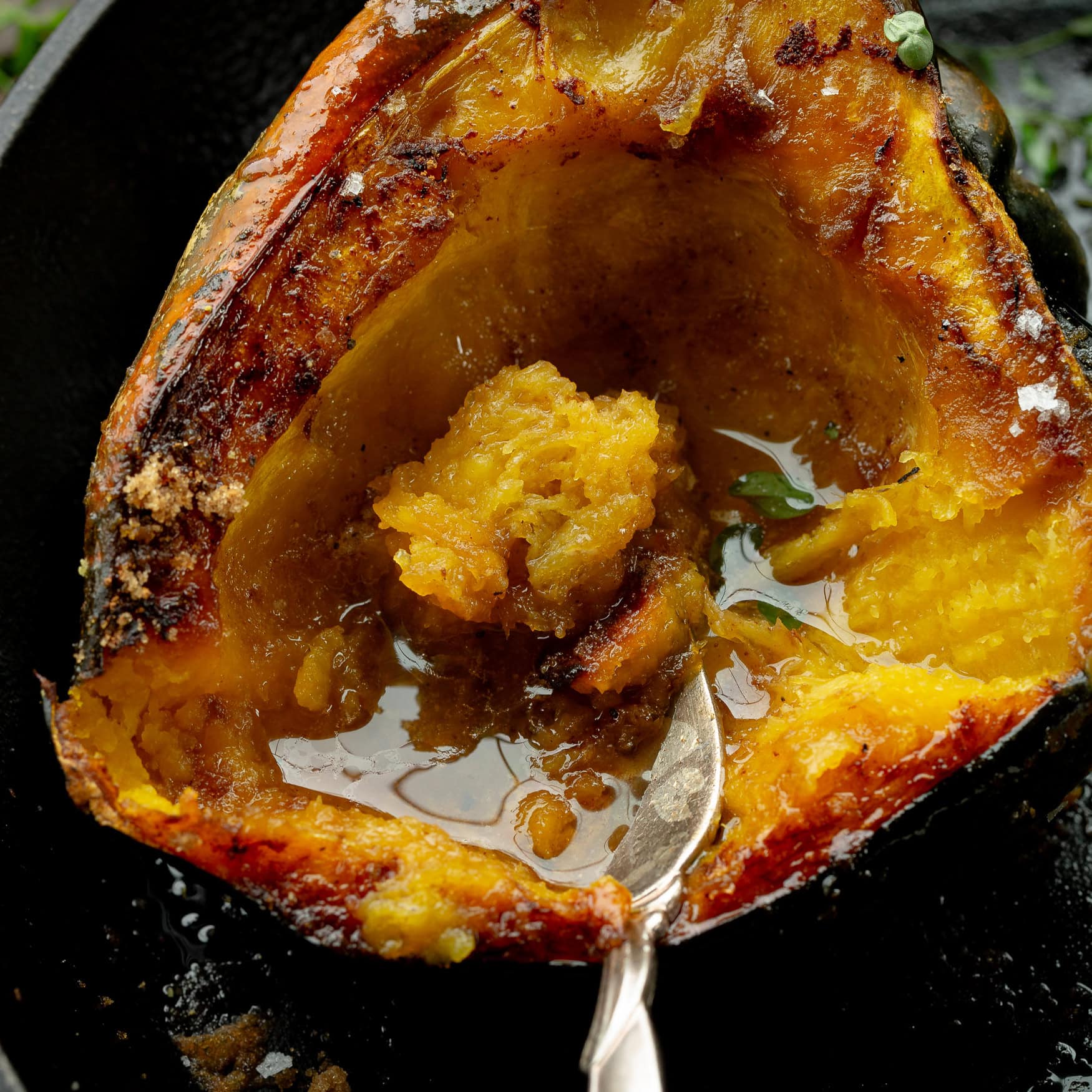 Roasted Brown Sugar Acorn Squash