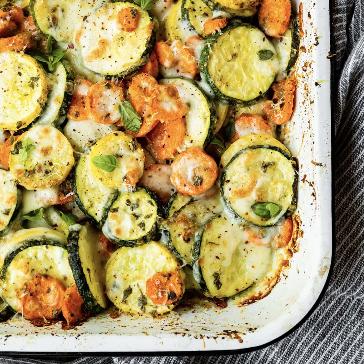 Cheesy Roasted Vegetables