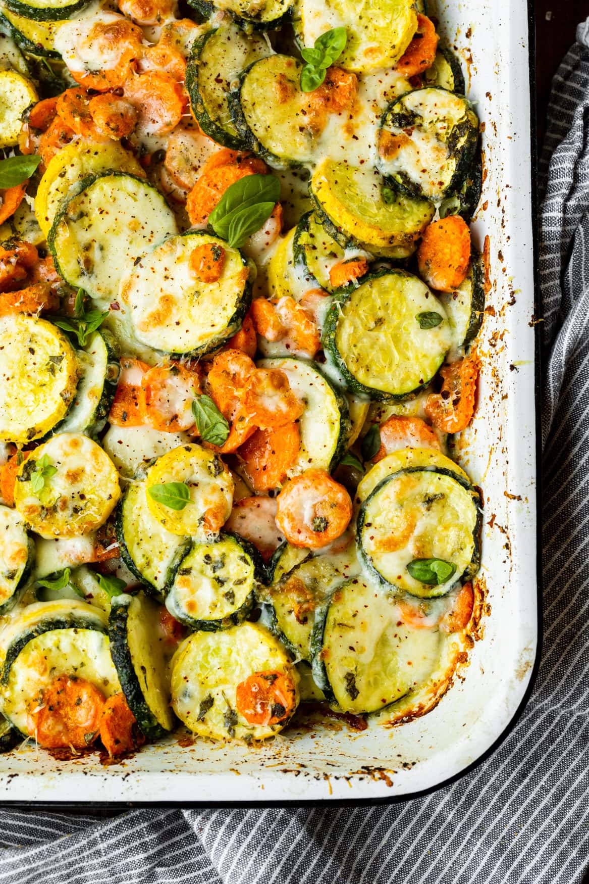 Cheesy Basil Roasted Vegetables [+Video] – Oh Sweet Basil
