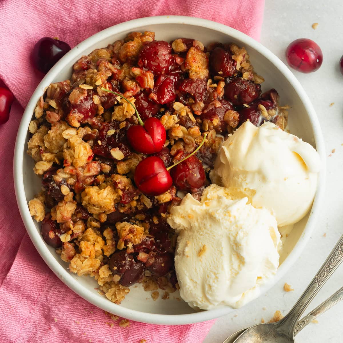 Old Fashioned Cherry Crisp Recipe