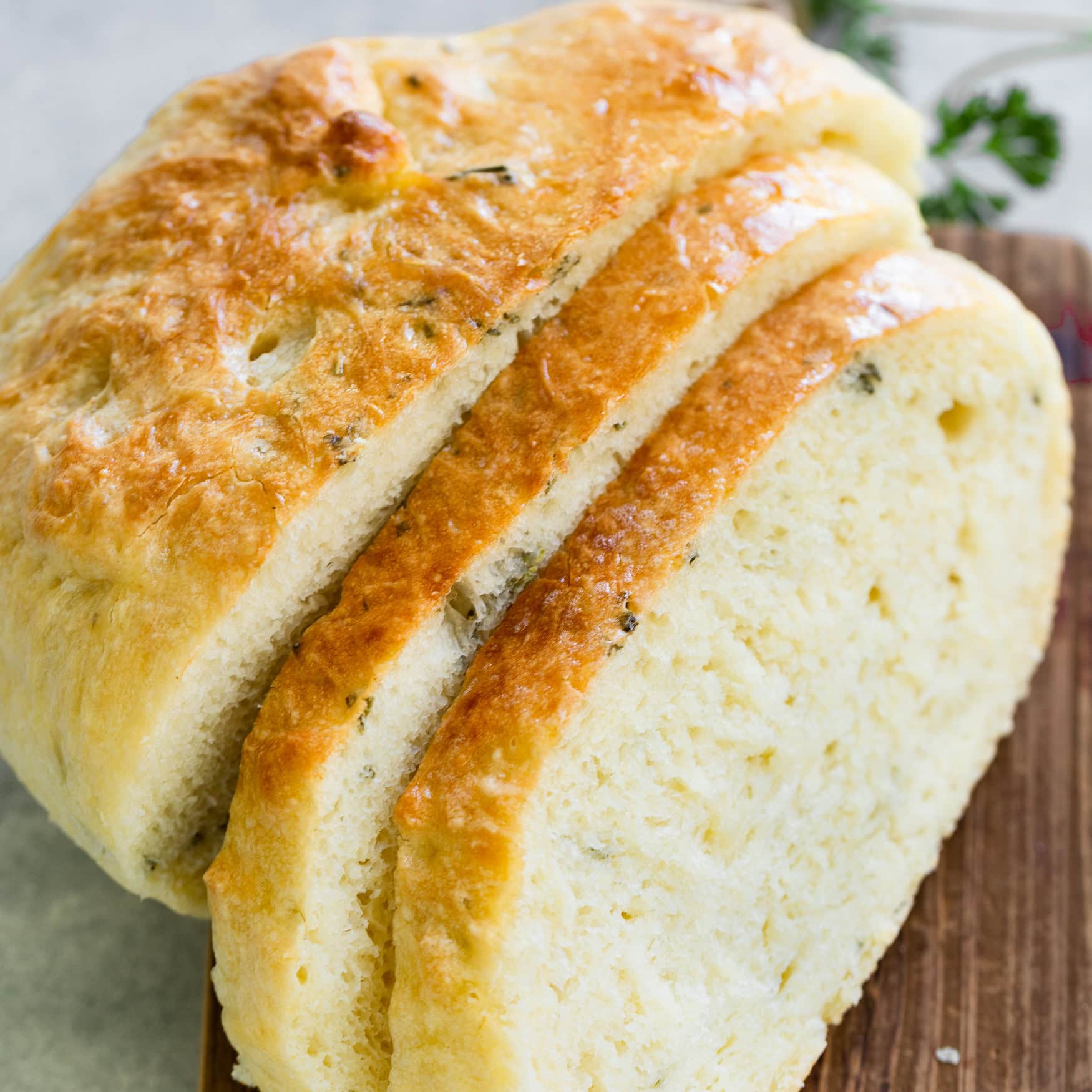 Easy Herbed Peasant Bread Recipe