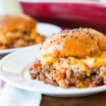Well I've officially put on my fat pants and made the ultimate comfort food, sloppy joe sliders. That's right saucy sloppy joes in a whole new way. ohsweetbasil.com