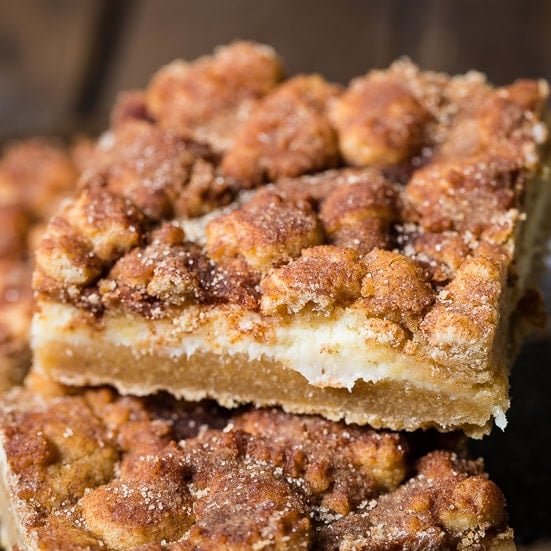 Fantastic Snickerdoodle Cheesecake Bars