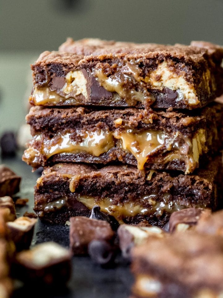 Caramel Brownies From Scratch (So Easy!) Oh Sweet Basil