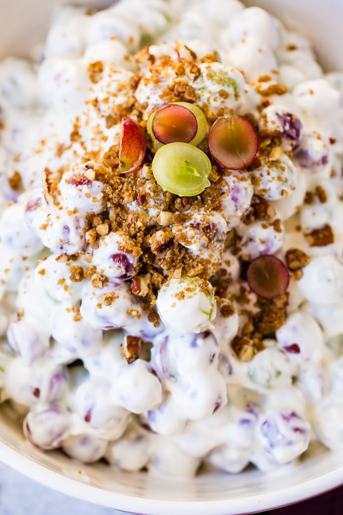 Southern Grape Salad with Pecans Oh Sweet Basil