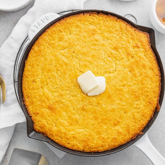 Perfectly Moist Skillet Cornbread