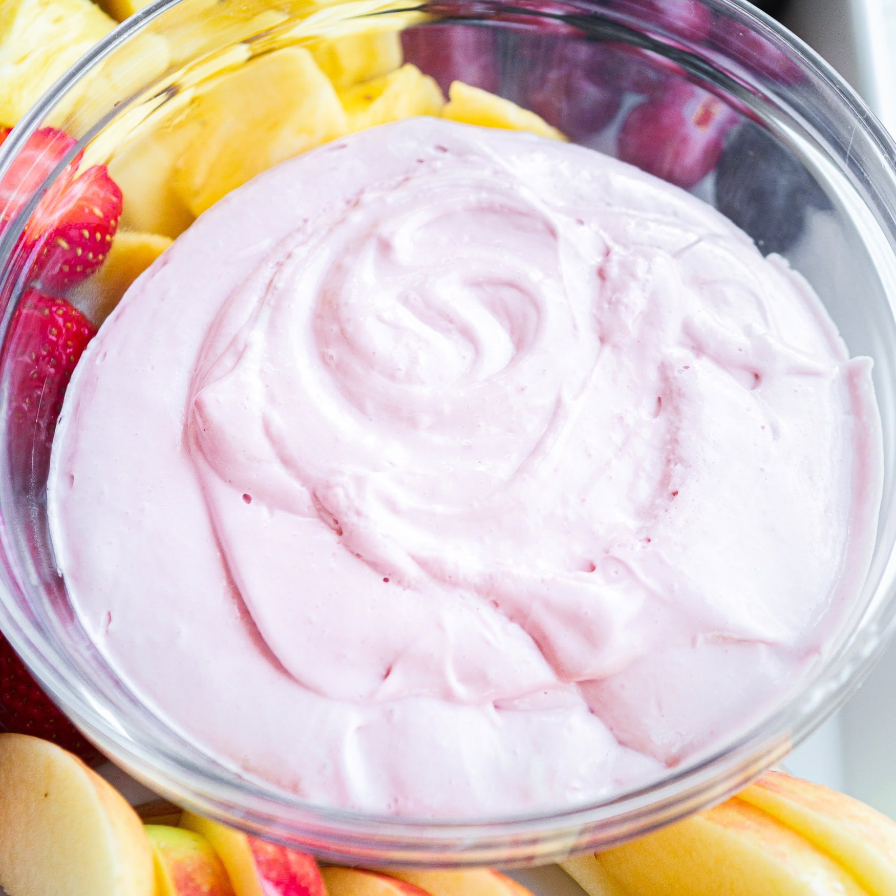 Strawberry Fluff Fruit Dip (Just 2 Ingredients!)