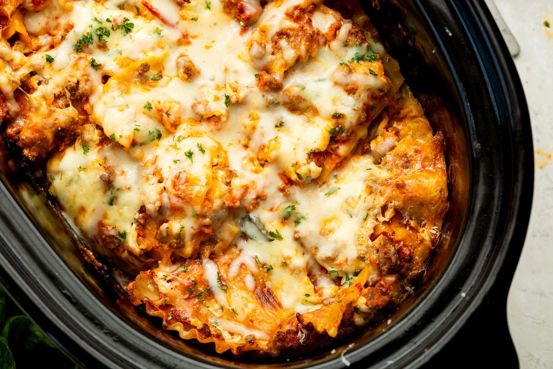 Easy Crockpot Lasagna