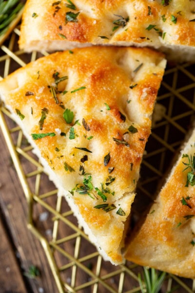 The Easiest Herbed Focaccia Bread