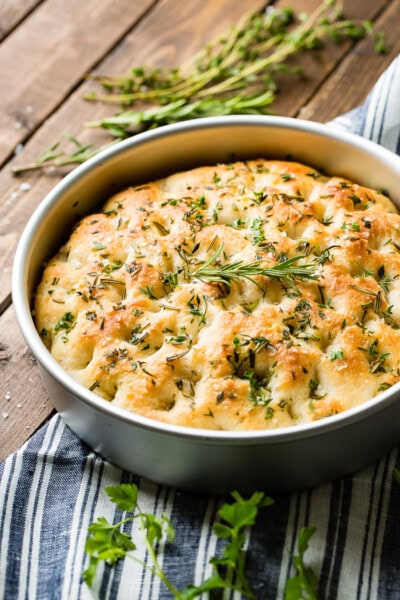 The Easiest Herbed Focaccia Bread