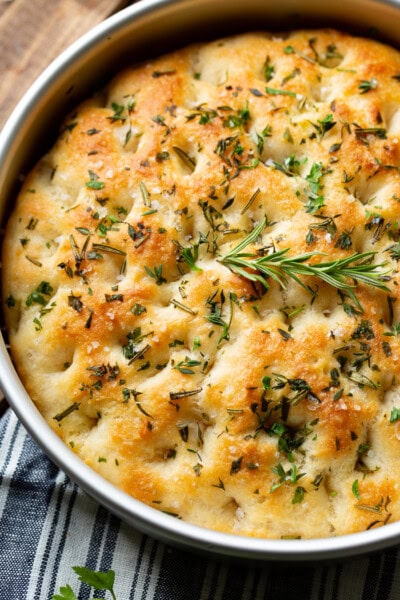 The Easiest Herbed Focaccia Bread
