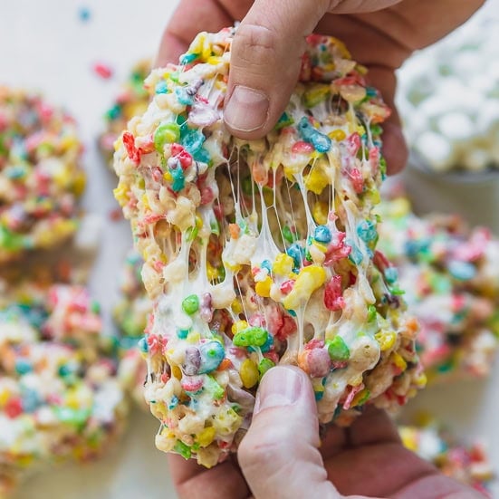Fruit Pebbles Rice Krispie Treats