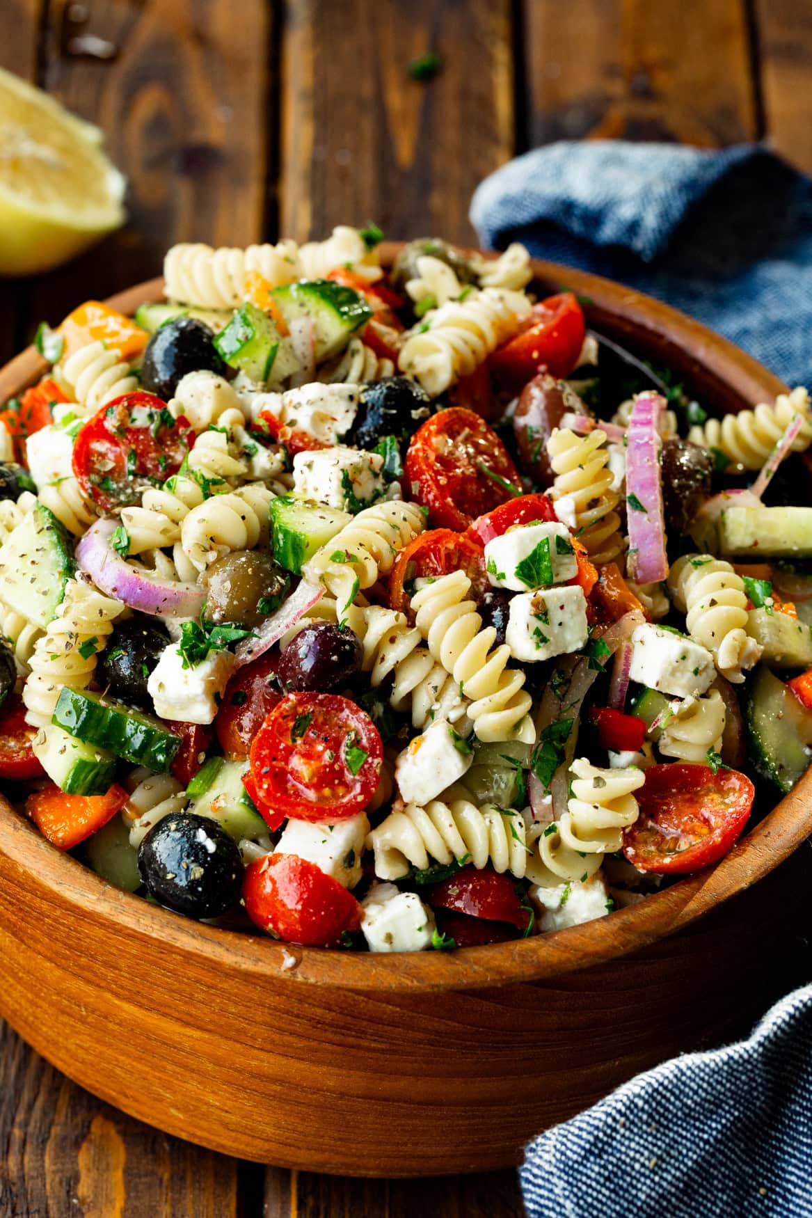 Easy Italian Pasta Salad Italian Pasta Salad Recipe VIDEO 