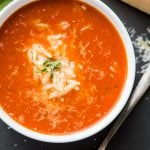 Everyone loves Zupas and on a whim one evening I decided to make a Zupas Copycat Tomato Basil Orzo Soup and the results were fantastic! ohsweetbasil.com