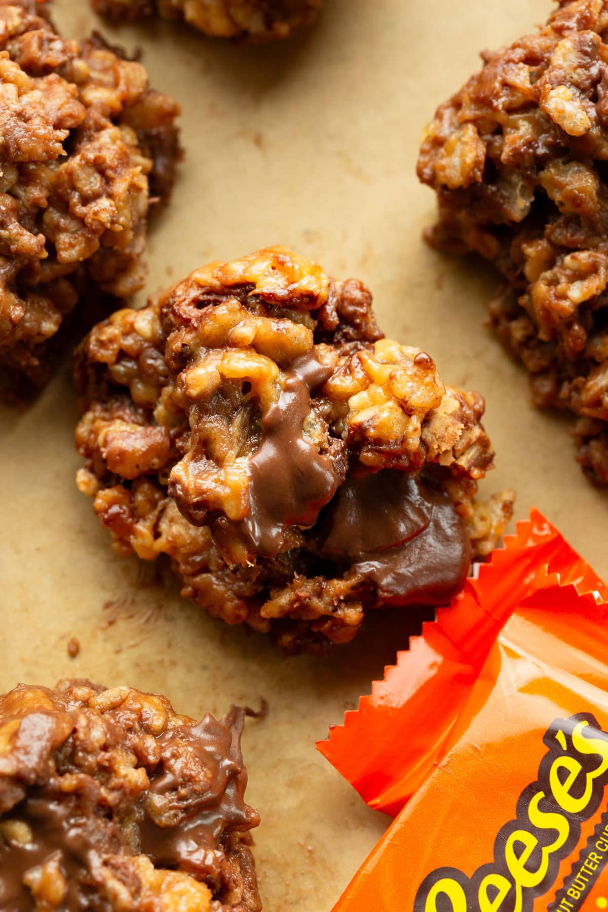 Viral Reese’s Krispies (Easy No-Bake Peanut Butter Clusters)