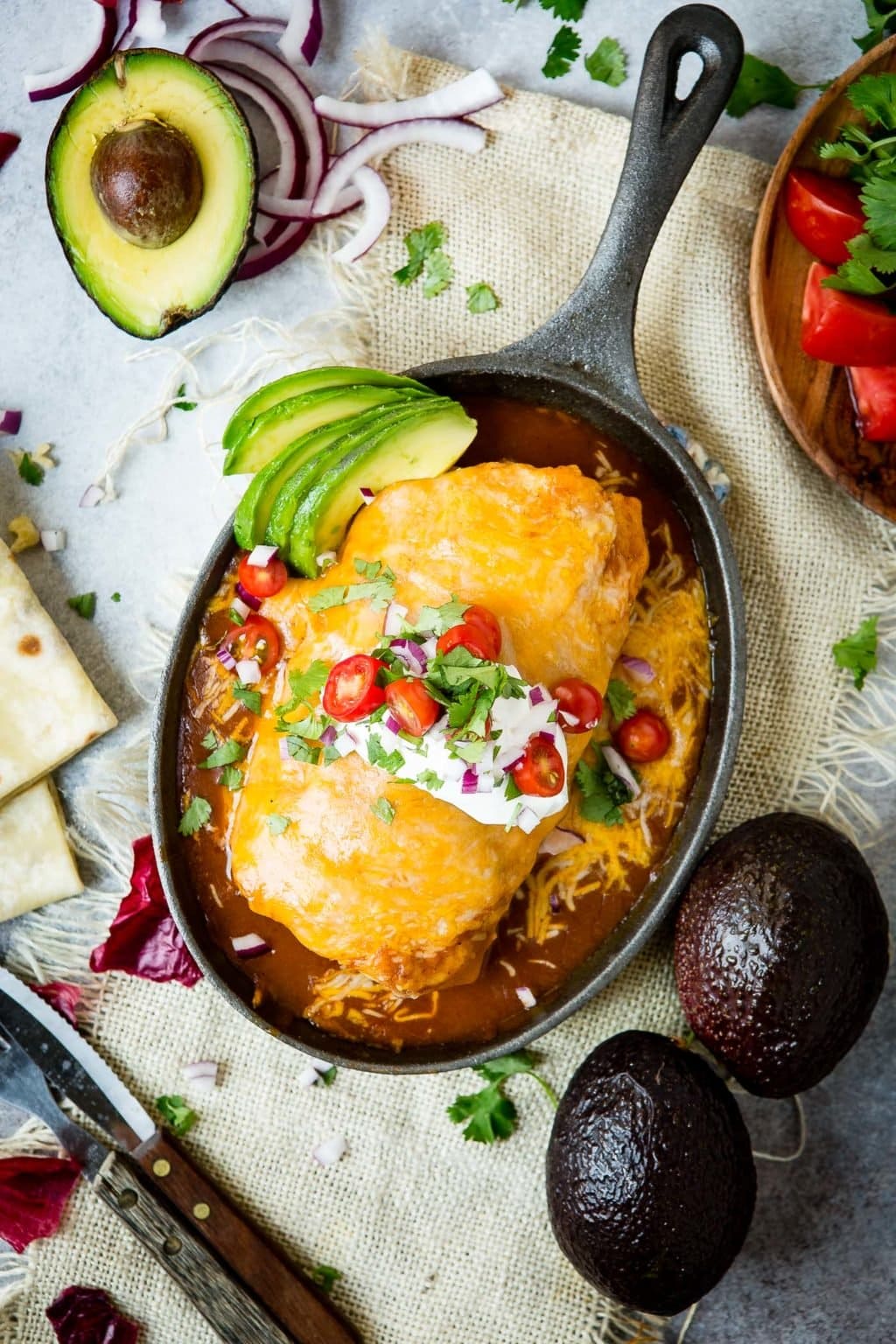 Enchilada Style Ground Beef Burritos Oh Sweet Basil