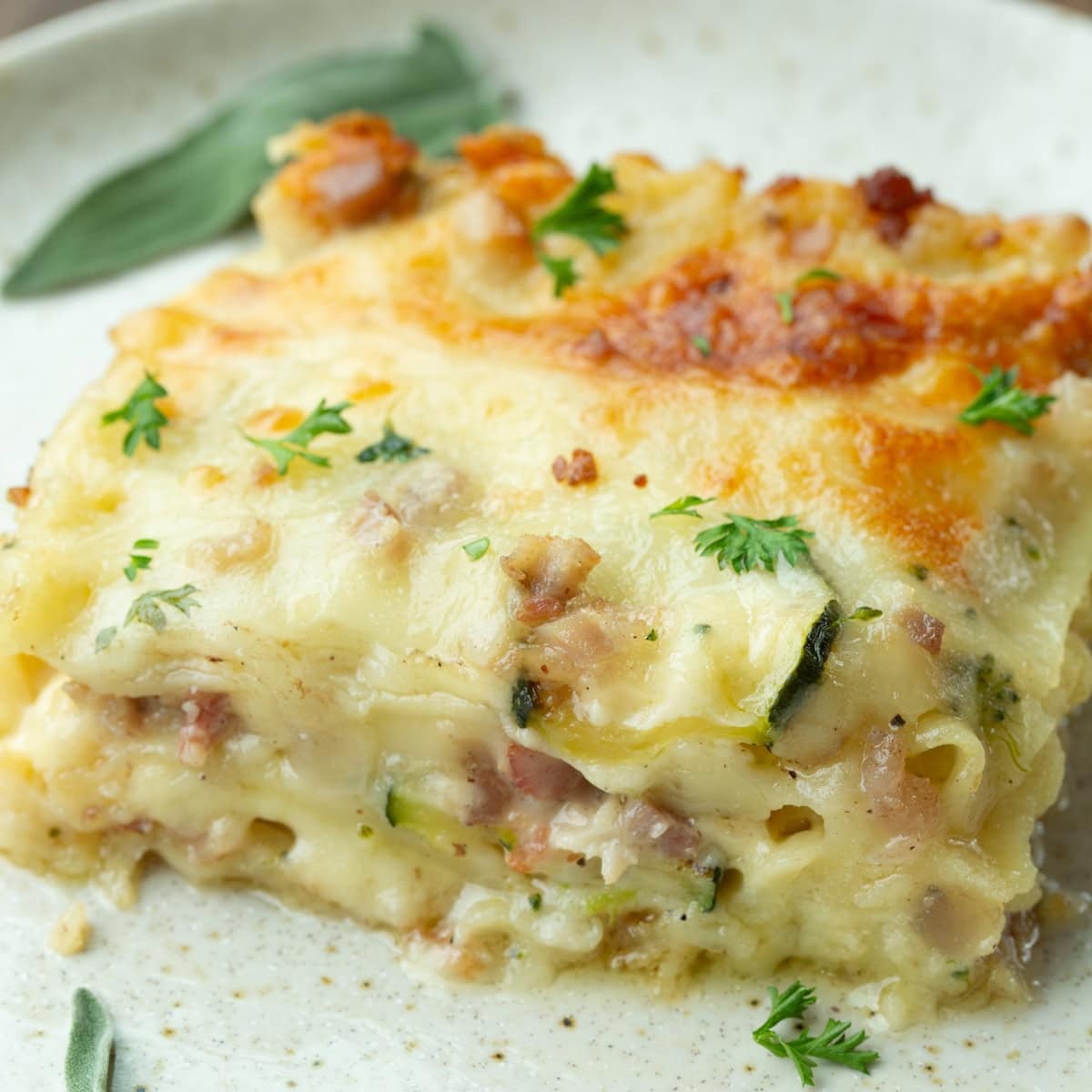Vegetable White Lasagna