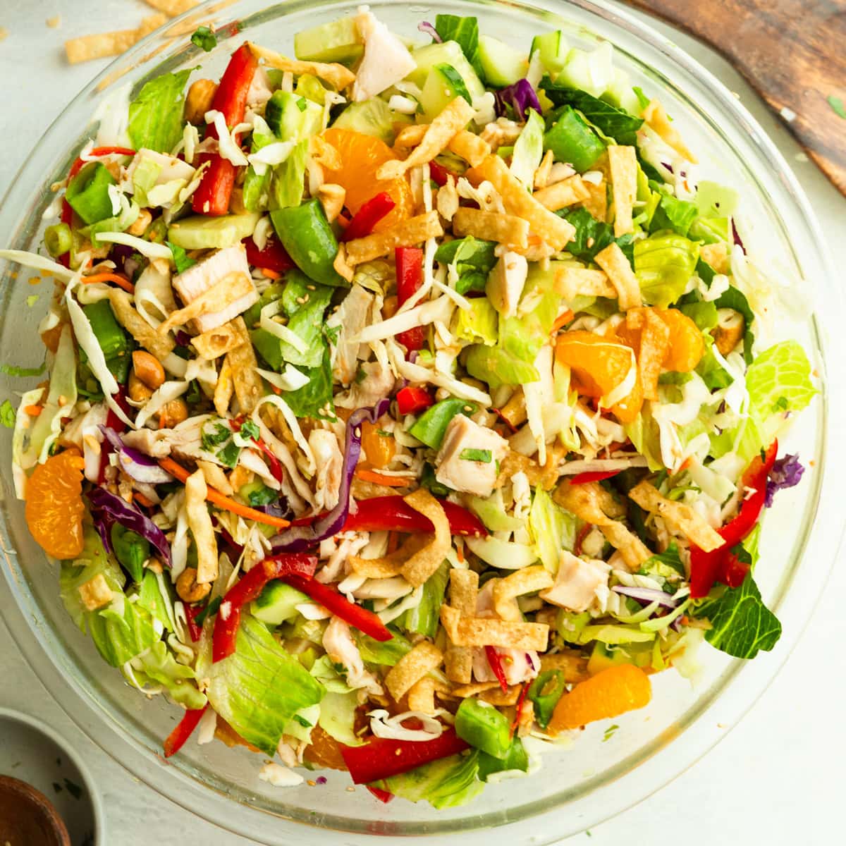 Wonton Chinese Chicken Salad